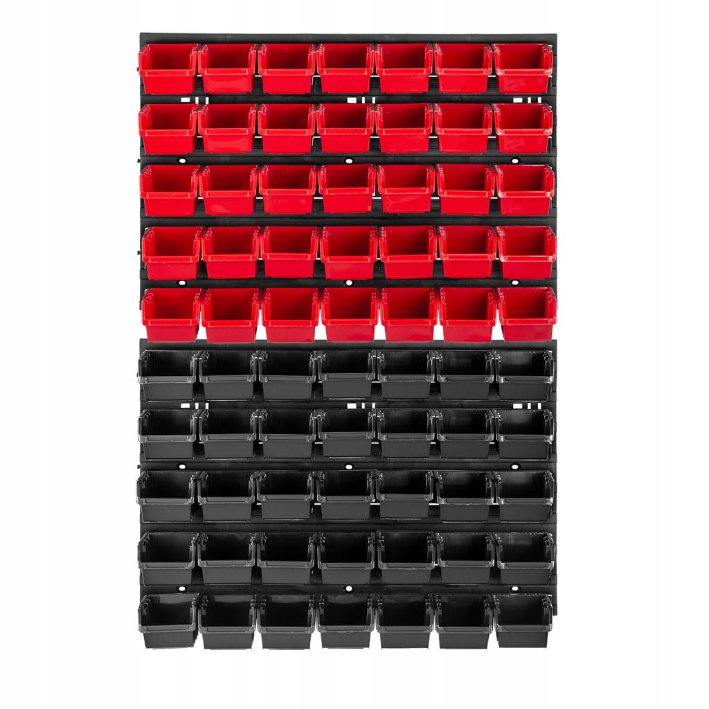 KADAX Tool Board Workshop Wall 58x78 Cm + 70 Trays Garage Workshop