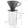 Hario Beaker Server & Dripper Set Crafts Science Practical Capacity 600ml For 1-4 Cups Made In Japan BVD-3012-GR Gray