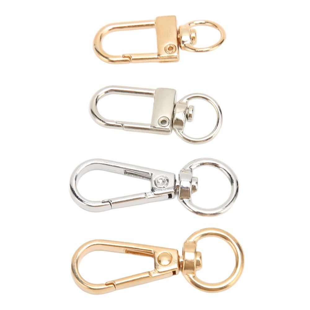 40pcs Gold Swiveling Clasps Silver Lobster Claw Clasps Purse Making Lobster Clasps Packpack,