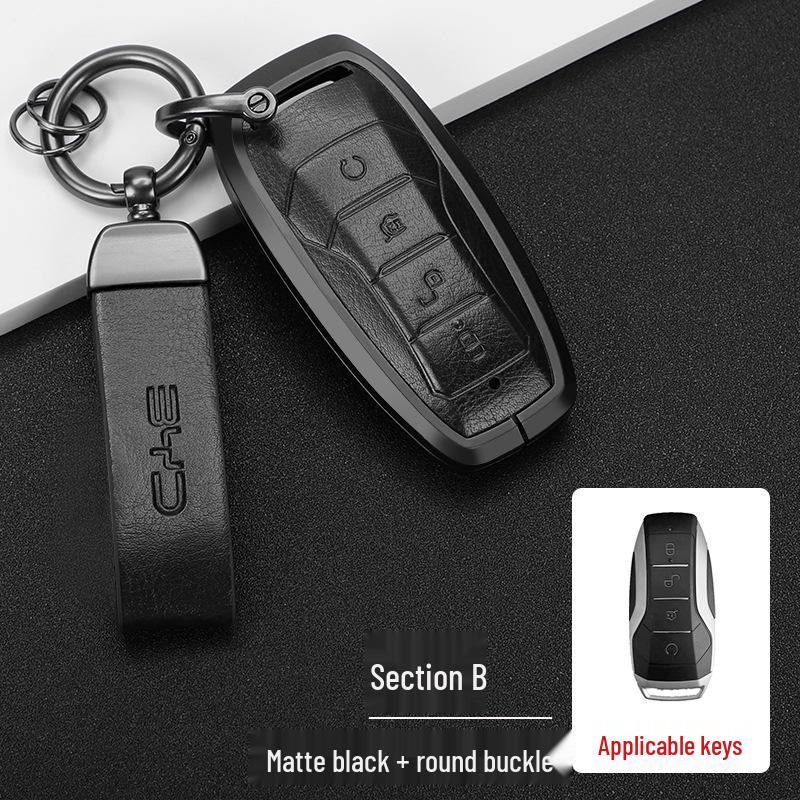 Full Coverage Key Case for BYD Models: Song, QinPLUS/dmi, Dolphin, e2, Tang, Han EV, e3, and Destroyer 05.