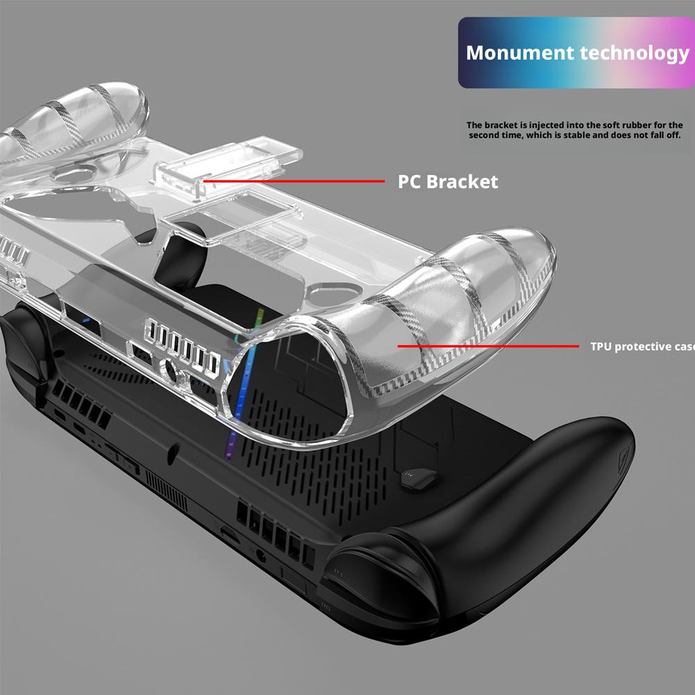 TPU Case Protective Cover For ROG For Xbox Ally X Handheld TPU Protective Case Console Shell Full Protection With Stand Base
