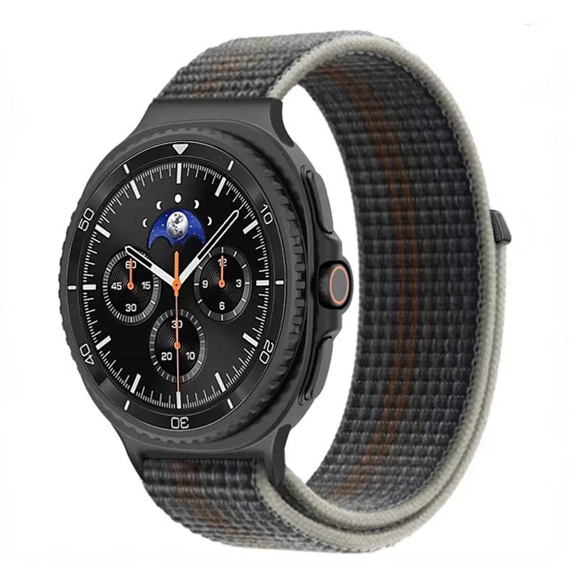 Official Nylon Loop Strap For Samsung Galaxy Watch 8 40mm 44mm Metal Connecting Bracelet Galaxy Watch 8 Classic 46mm Wristband