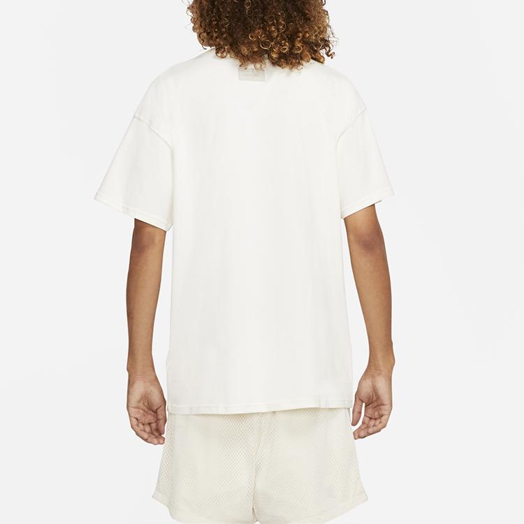 Nike X Fear of God Warm Up T-Shirt Sail Men Tops Cream CU4699-133