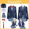 Project Sekai Colorful Stage Feat Cosplay Costume School Uniform Outfit Carnival
