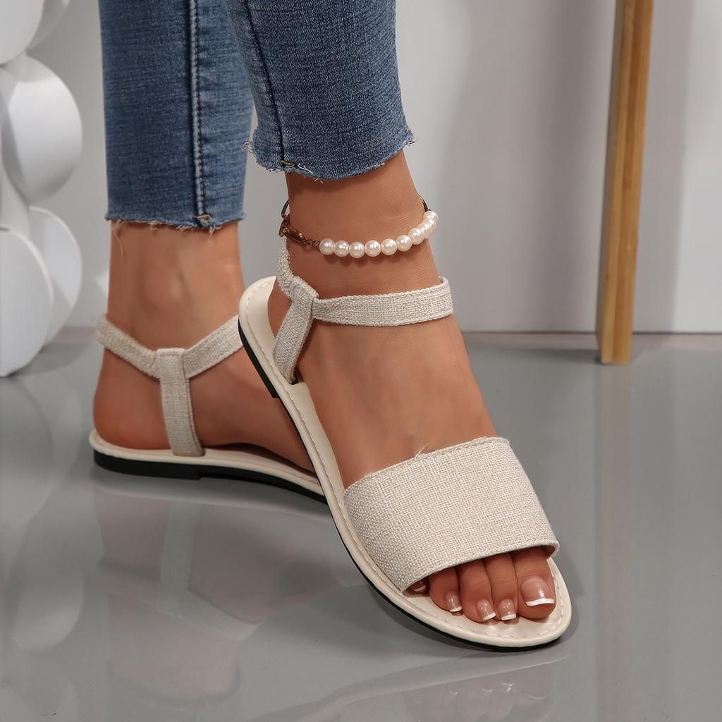 Fashion Peep Toe Summer Sandals With Wedges Heels Sandalias De Mujer 2025 Summer Shoes For Women Heeled Sandals Footwear Women Sandals