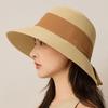 Summer Sun Protection Straw Hat Foldable Fisherman Hat Women's UV Protection Sun Hat