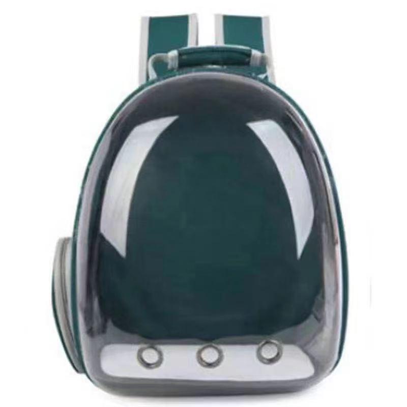 Panoramic Pet Backpack: Portable, Transparent Double Shoulder Carrier for Cats