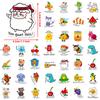 50 Homophone Stickers Packs, Text Stickers, Trunk Water Cup Notebook Ins Creative Stickers