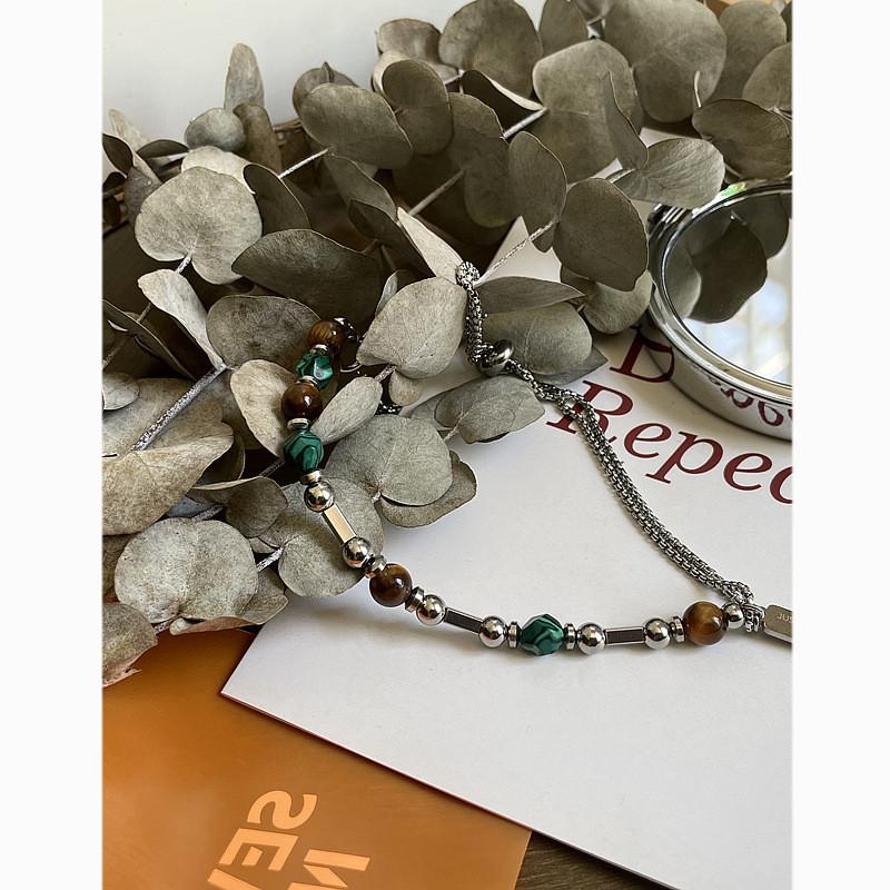 Handmade Stainless Steel Pendant Necklace With Geometric Design For Men And Women