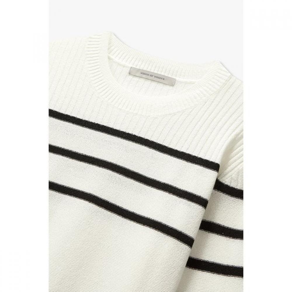 Vov Stripe Knit Pullover 7125250701