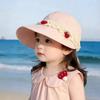Girls Cute Baseball Cap With Large Brim Thin Sun Protection Hat Spring Summer Sweet Visor For Baby Toddler