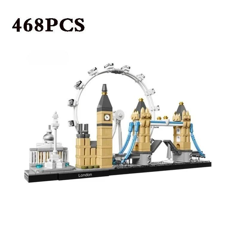 

Городская достопримечательность Лондон 21034 Модель горизонта Игрушка-конструктор Строительные блоки Вид улицы Игрушка Детская игрушка Подарок на день рождения Рождественский подарок Сделай сам No light