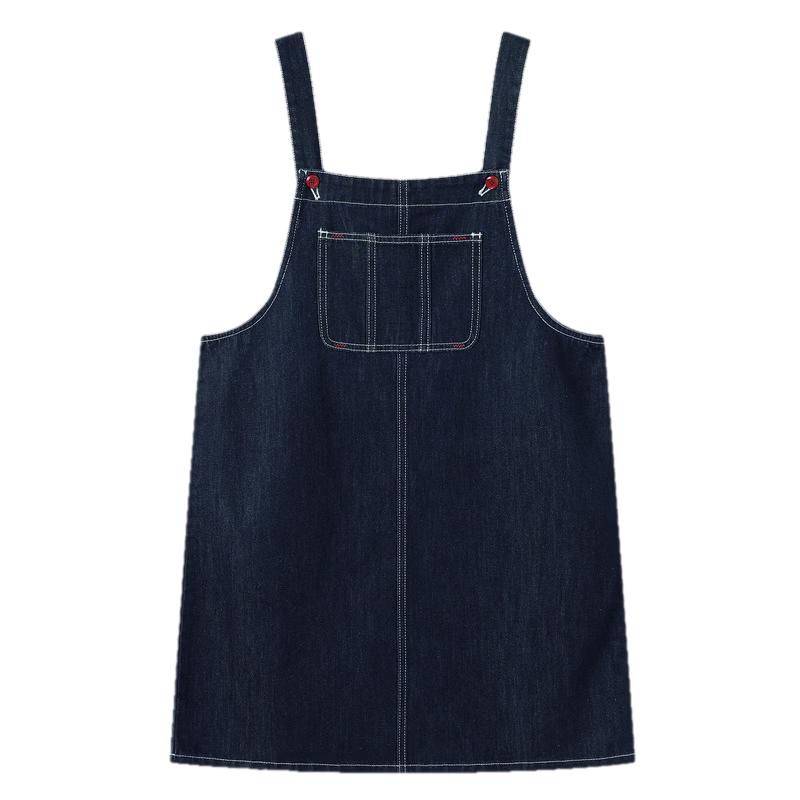 TonLion Women s Summer Suspender Denim Dress M