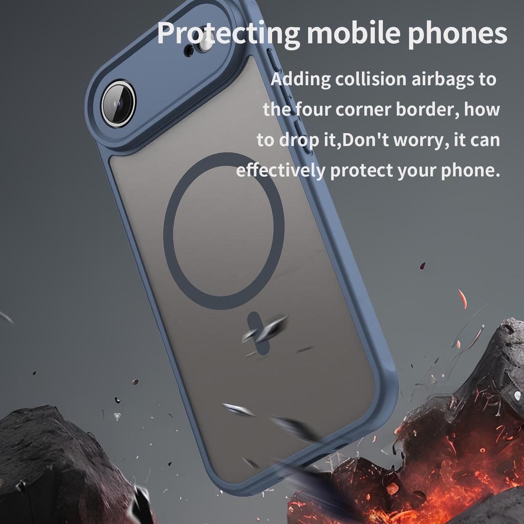 For iPhone Air Case Compatible with MagSafe Anti Drop PC + TPU Phone Cover