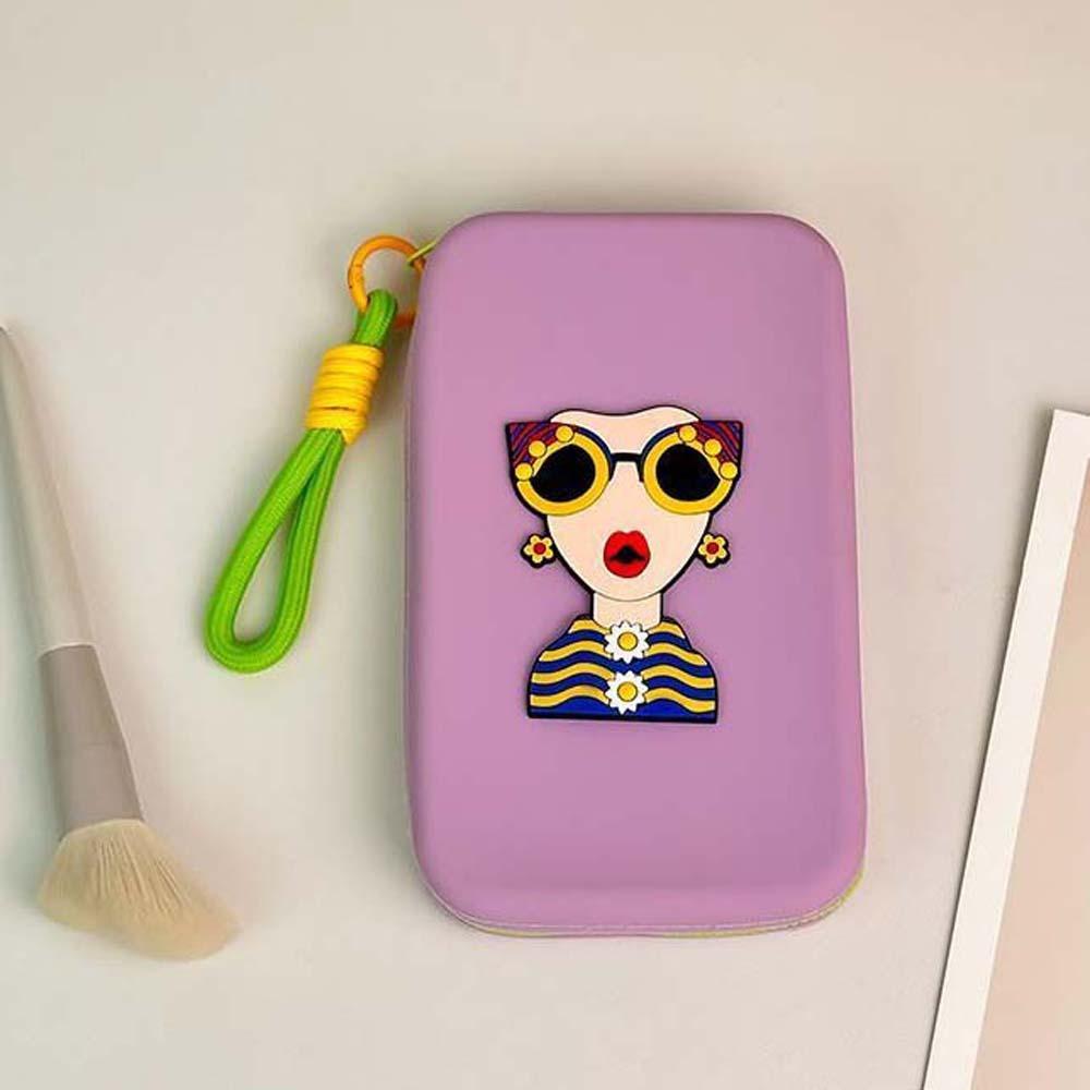 Anti-lost Modern Lady Storage Bag Lightweight Cartoon Phone Bag Waterproof Makeup Pouch  School