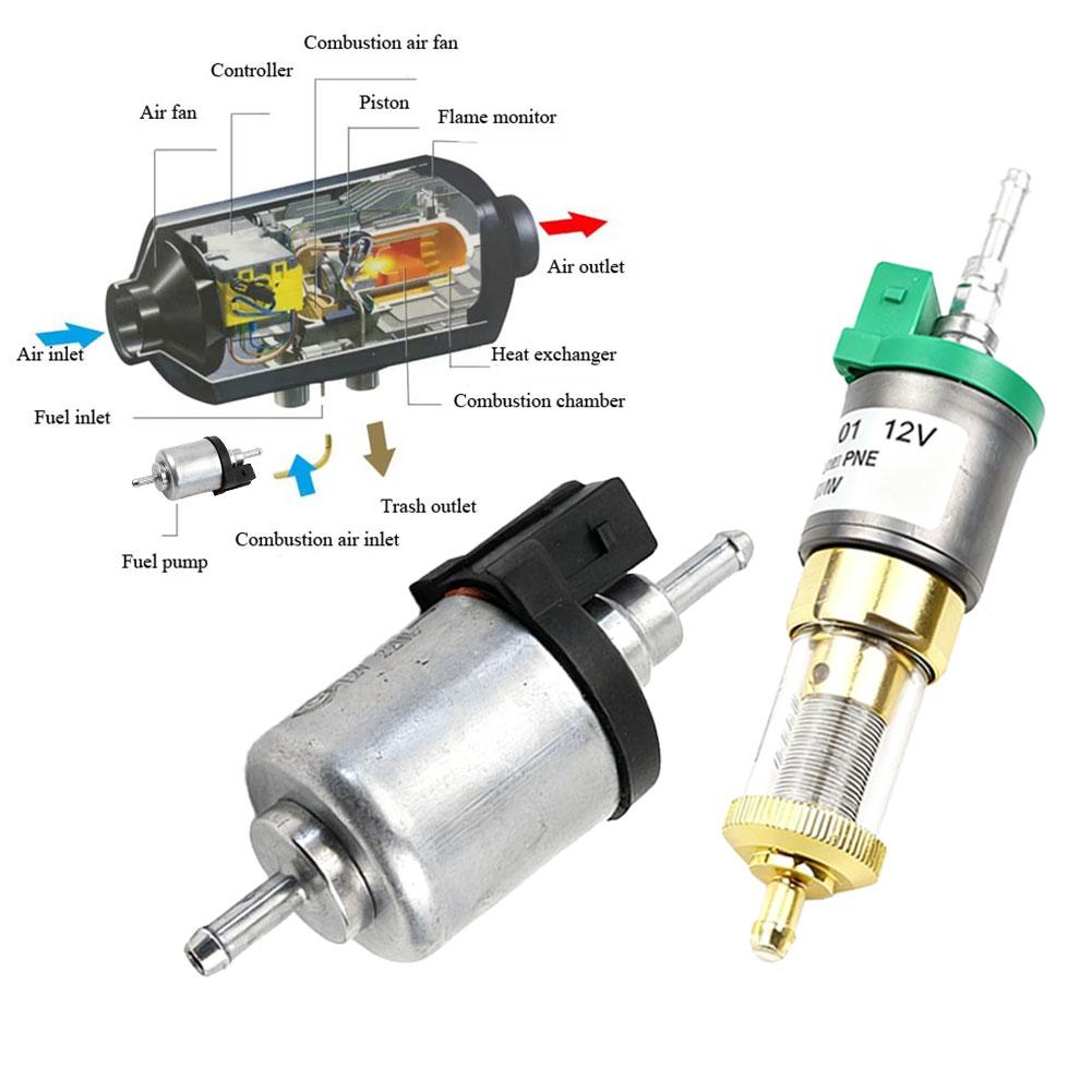 12V 1kW-5kW Riscaldatore Ultra-basso Rumore per Upgrade Auto Pompa Carburante Per Eberspacher Pompa Olio Aria Parcheggio Universale Per Camion G1v2