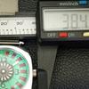 VINTAGE REFURBISHED HAND-WINDING ROULETTE SWISS MENS SEA GREEN WATCH A700921-5 R205a-a700921
