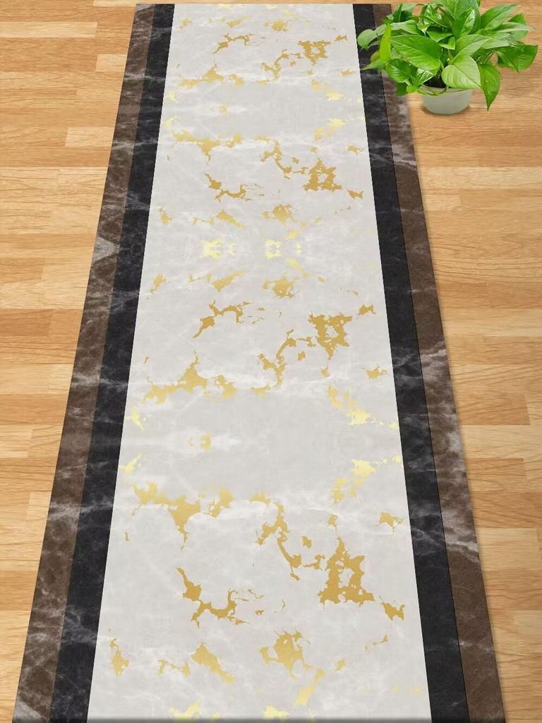 European Style Aisle Walkway Carpet Hallway Decor Area Rug Corridor Long Runner Doorway Floor Mats Non-slip