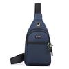 Men's breast bag, casual shoulder bag, light travel sports chest bag, versatile trend fashion men's crossbody small backpack