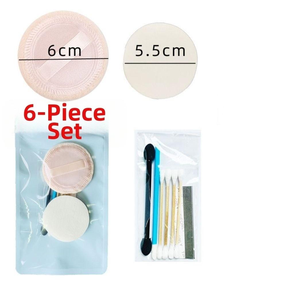 Quick Blending Disposable Makeup Set Soft Dry Wet Use Beauty Tools Makeup Supplies Lip Brushes Powder Puff Kit