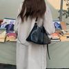 Commuter Tote Bag with Fashionable Texture, Simple Bag, Women's Niche Design, Soft Single Shoulder Crossbody Bag