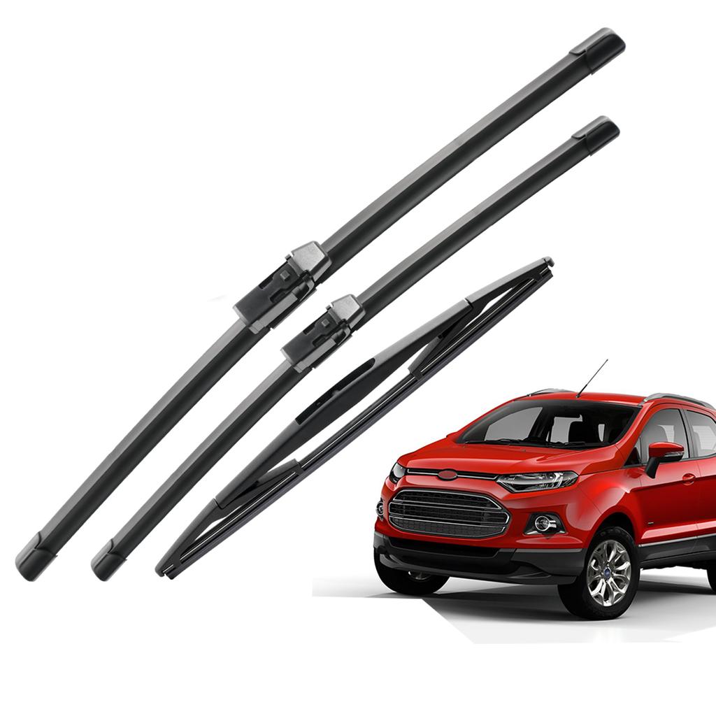 For Ford Ecosport 2013-2016 2014 2015 Vindusvisker Front- og Bakviskerblader Frontrute Vindskjerm Vindusbørster 22"+16"+11