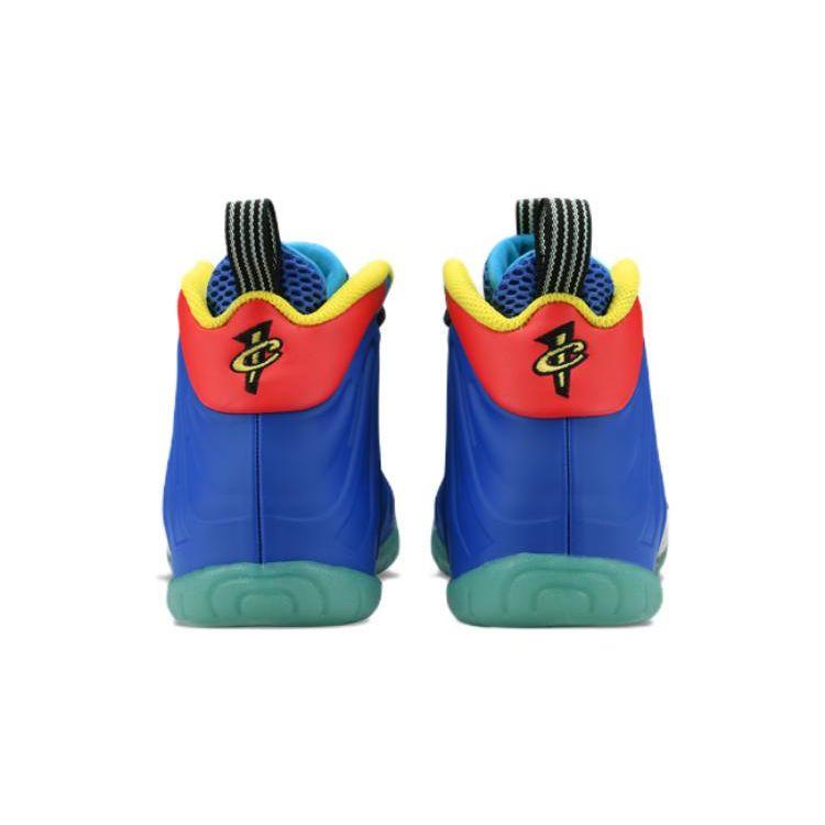 Nike Little Posite One GS Multi-Color Kids Sneakers Blue Game-Royal Laser-Blue DQ0376-400