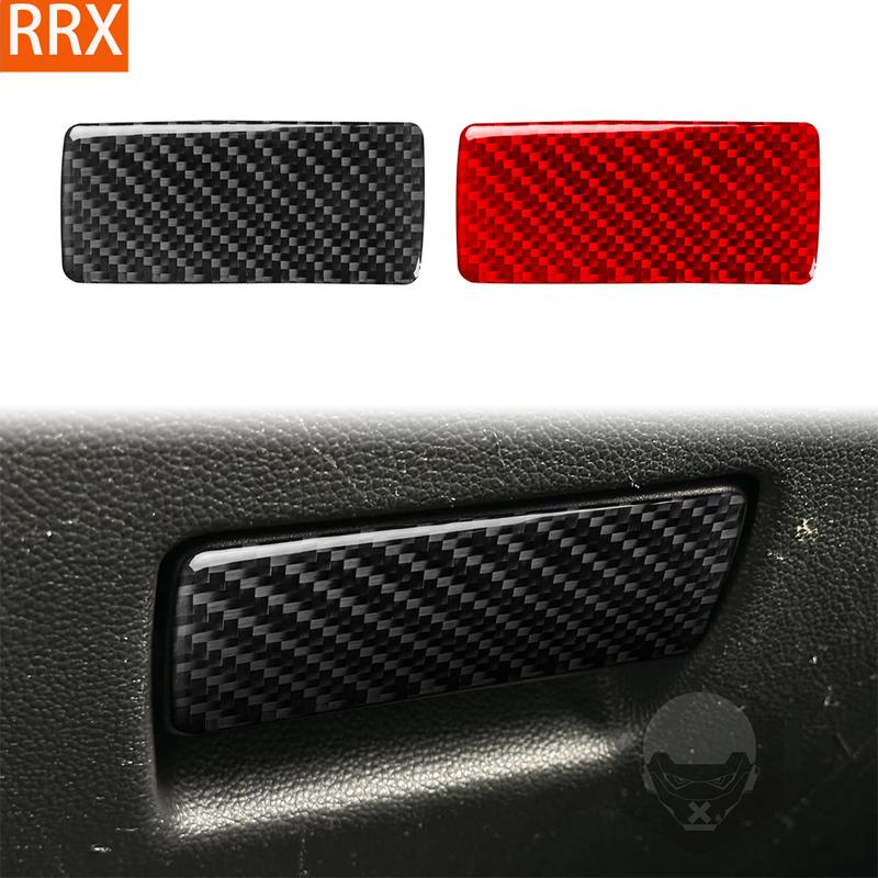 For Chevrolet Traverse RS LT 2018- Real Carbon Fiber Sticker Co-driver Storage Switch Panel Car Accessories Decorative