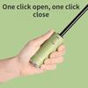 Automatic Reverse Folding Umbrella with Reflective Stripe Windproof UV Protection Large Travel Parasol