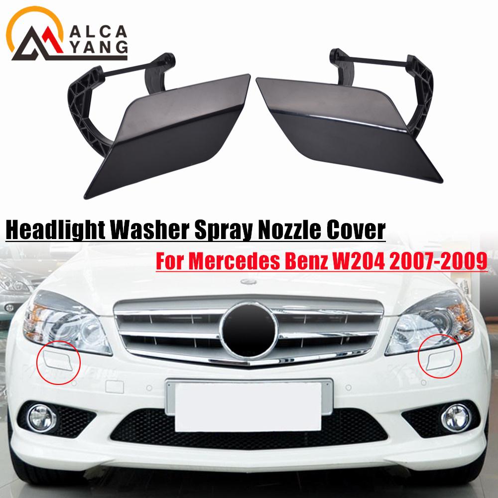 For Mercedes Benz C-Class W204 2007 2008 2009 2010 2011 LH/RH Headlight Washer Flap Cap Cover A2048802124 A2048802224