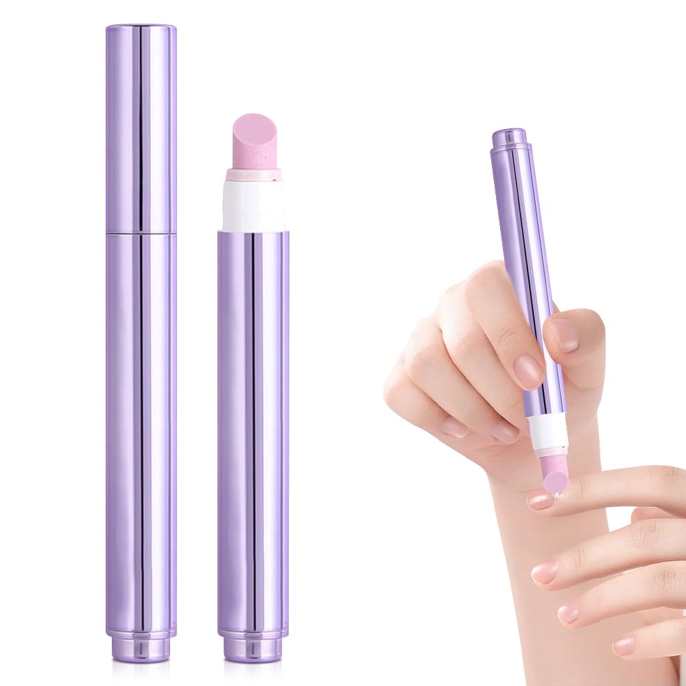 3-in-1 Nail Care Pen,Cuticle Oil Cuticle Pusher Nail Oil Pen,Cuticle Oil Pens for Hangnails,Dry & Damaged Nails,Moisturize Strengthen Brighten Nails светло-фиолетовый
