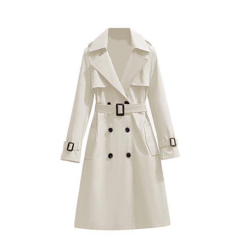 Frühling/Herbst 2025 Damen Koreanischer Stil Mittellange Lässige Windbreakerjacke