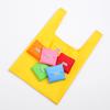 Solid Color Foldable Shopping Bag Eco Reusable Tote Oxford Fabric Casual Large-capacity Shopping Bag Home Storage Bag Supplies CLE