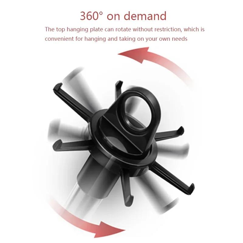 Küchen Drehregal Drehbarer Küchenutensilien-Organizer Haken Pfannenwender Löffel Messer Aufbewahrungsschrank Küchenzubehör