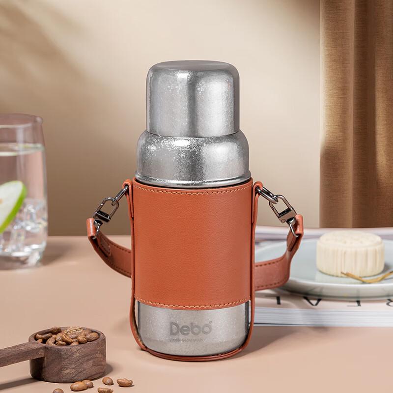 Debo Pure Titanium Insulated Tea Mug 450ml
