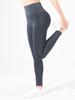 Women's High-Waist Frosted Ribbed Yoga Leggings - Black