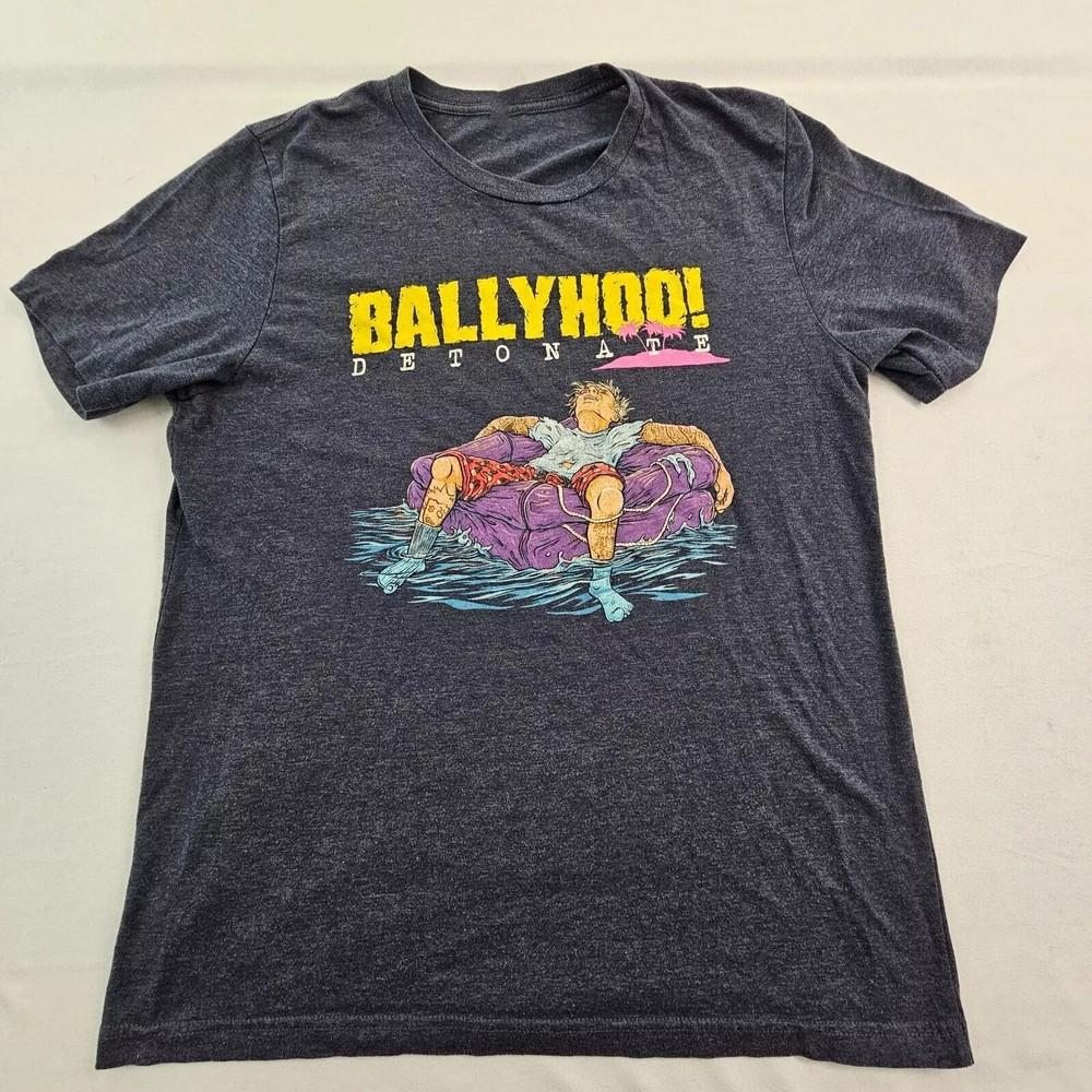 Ballyhoo! Detonate Black Color Short Sleeve Cotton T-Shirt Gift For Fan Unisex T-Shirt XXL