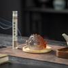 Pufferfish Incense Stick Holder Resin Globefish Tea Pet Figurine Incense Burner Home Office Tea Room Table Decoration Ornament