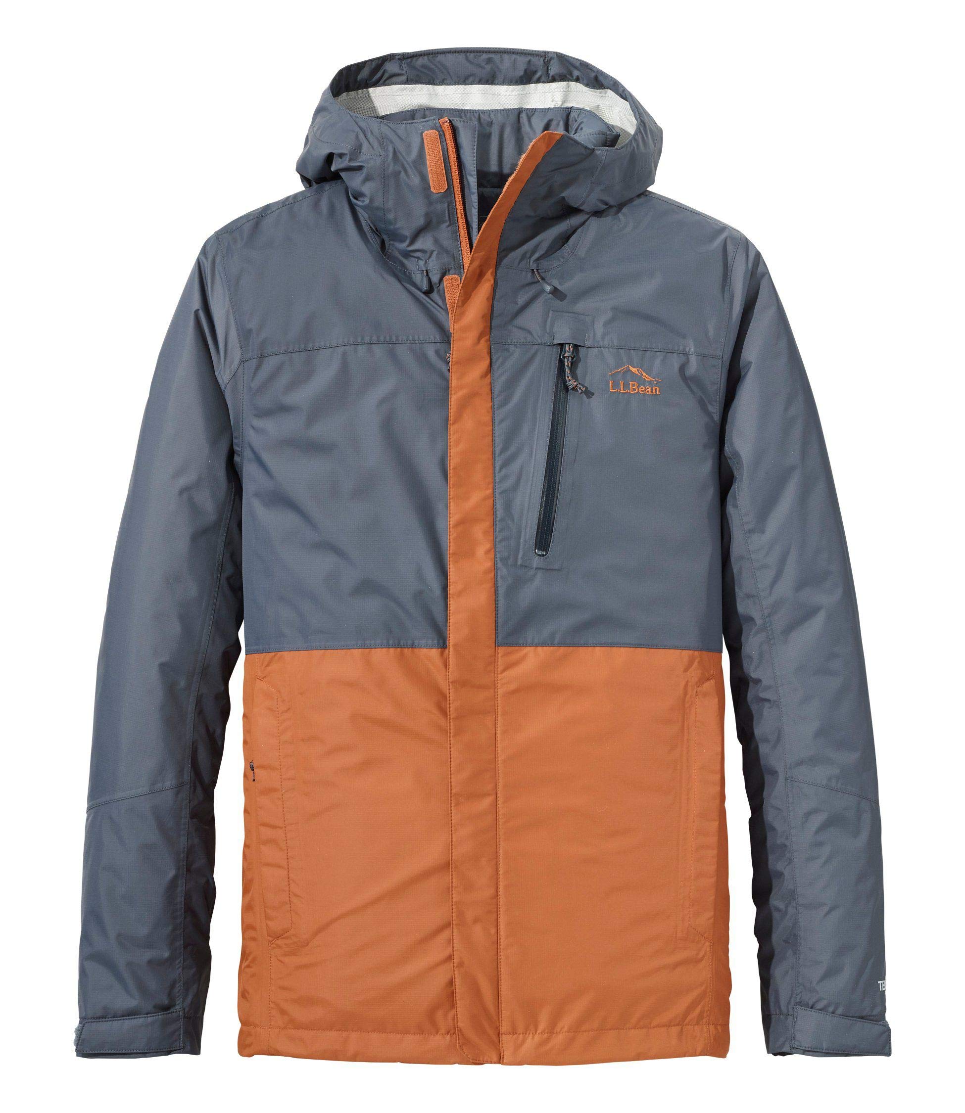 

LL Bean Trail Model Водонепроницаемая US Fit Цвет Gunmetal Размер 1000045364 Мужская куртка 3-в-1, Стандартная, Серо-дубовый, Разноцветный, M,