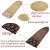 24 Inch Long Synthetic Hair 16 Clips Synthetic Fake False Hair Piece Clip In Hair Extension
