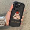 Vánoční Měkký Silikonový Kryt na Telefon Pro iPhone 15 Funda iPhone 16 Pro Max 11 13 14 12 XS X XR 7 8 Plus SE 16promax 15promax Kryt