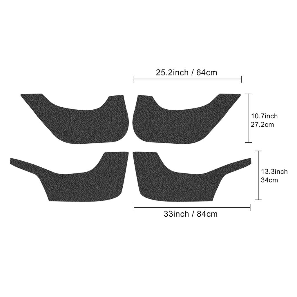 For Tesla Model Y Juniper 2025+ Door Protective Sticker Custom Fit Suede Kick Guard Soft Touch Scratch/Dirt Resistant Accessory