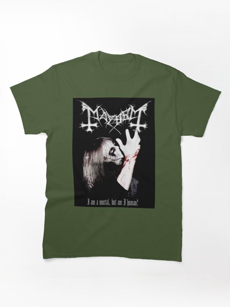 Eternal Mayhem Unisex T-Shirt, Mayhem Tee, Mayhem Inspired Merch, Black metal Unisex T-Shirt, Dead Classic Unisex T-Shirt
