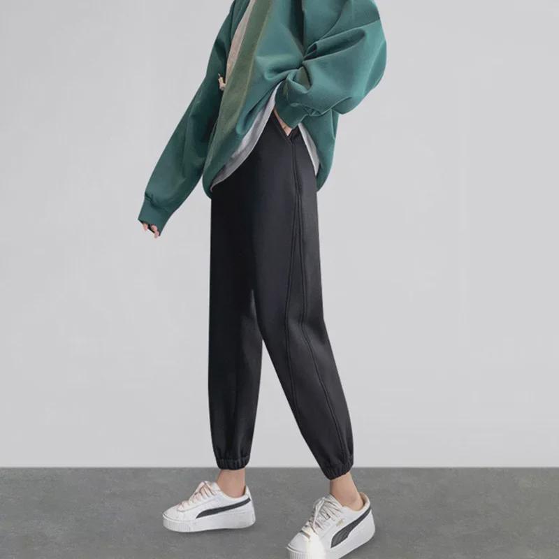 Autumn/Winter Maternity Belly Support Harem Pants - Loose Casual Leggings for Pregnancy