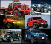 1pc Front Lamp 7" Full LED Skull, 12V Off-Road