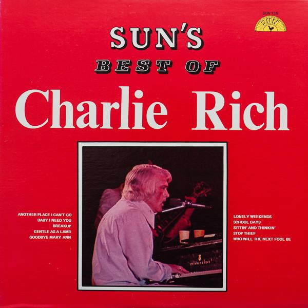 

LP Record CHARLIE RICH - Sun s Best Of Charlie Rich SUN135 SUN 1974 US Country Used