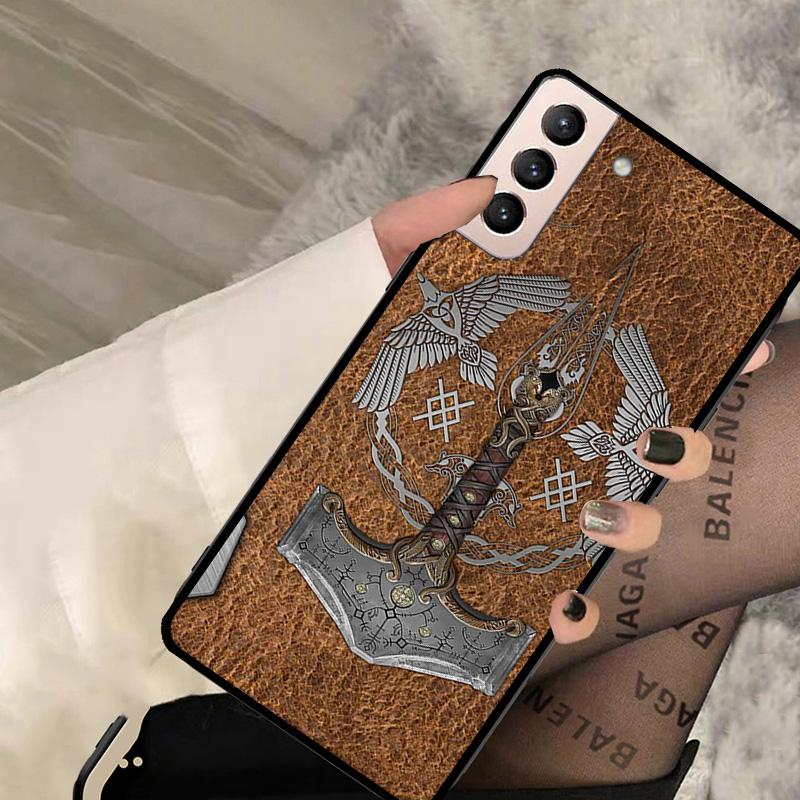 

Чехол для телефона Viking Ragnar Lodbrok Valhalla Odin Ravens для Samsung Galaxy S21 Ultra S20 FE Note 20 S8 S9 S10 Plus S22 Ultra Cover Galaxy S21
