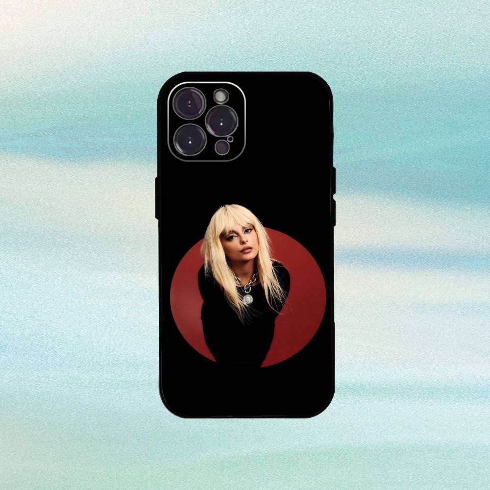 B-Bebe Rexha Singer Phone Case For iPhone17 16 15 14 13 12 11 Pro Max Plus,5G Soft Black Case