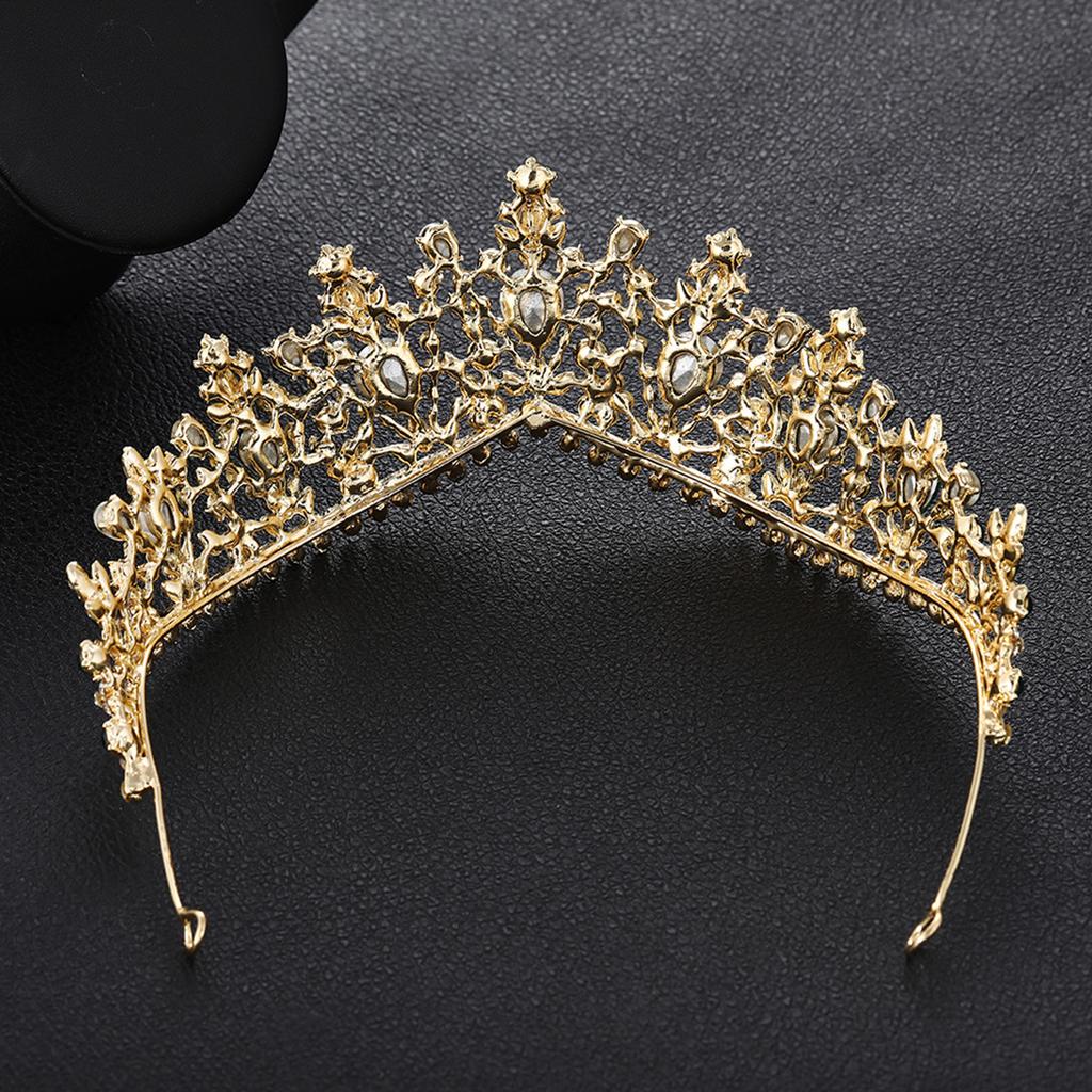 Nouvelle Couronne de Mariage Coréenne Colorée en Strass Coiffe de Mariée Populaire Peigne à Cheveux Accessoires de Mariage