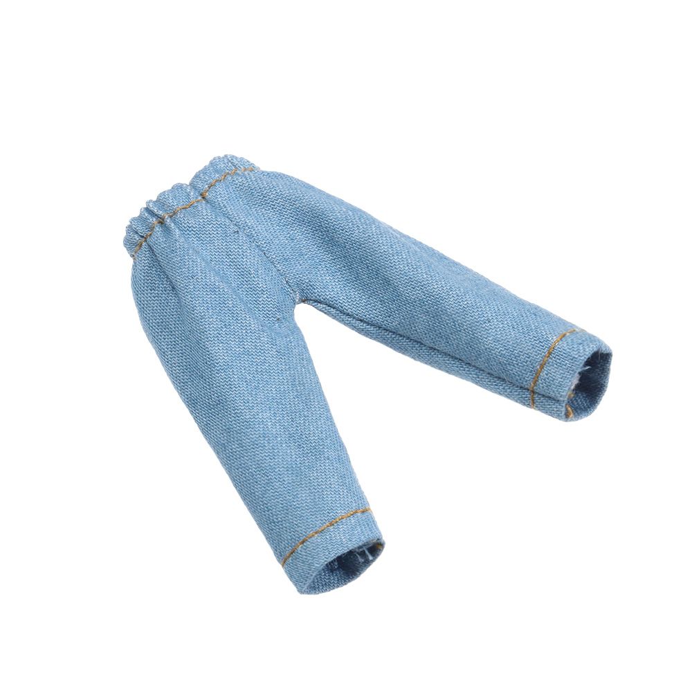 Fashion Casual Wears 1/11 1/12 Doll Leather Pants Clothes Accessories Dolls Trousers Denim Jeans
